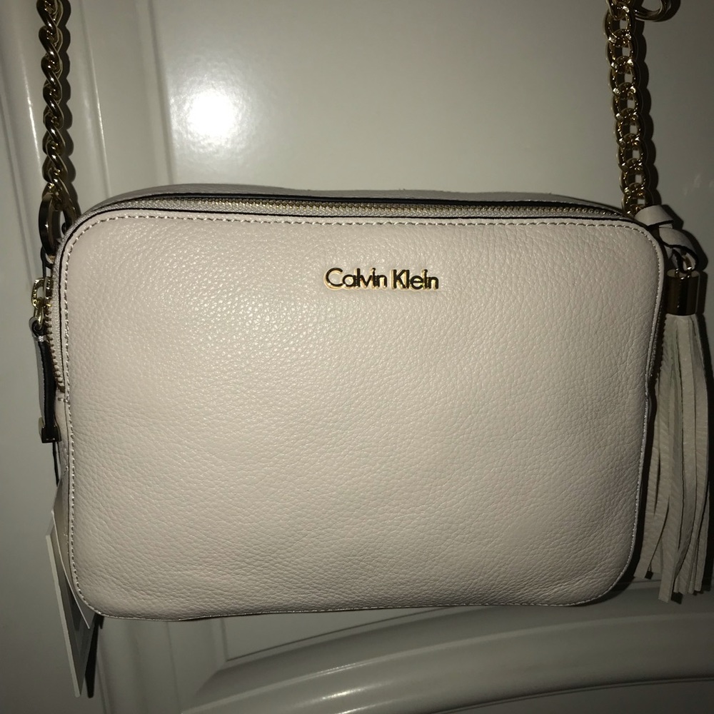 Calvin Klein white purse